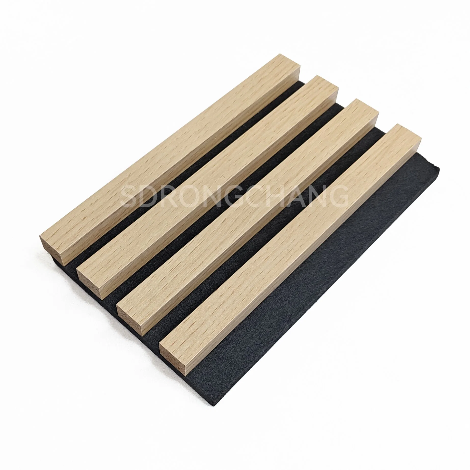 Eco-Friendly Akupanel MDF Acoustic Felt Wood Veneer Slat Soundproof Wall Panels