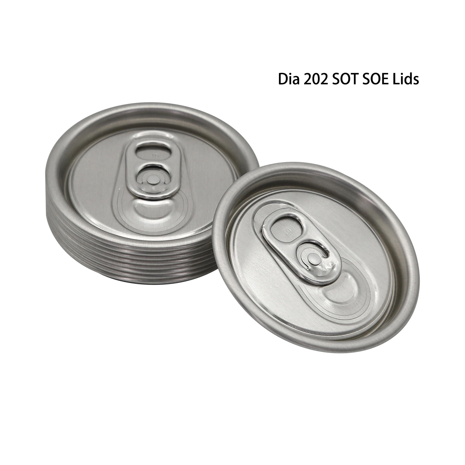 Bpani Aluminum Lids Beverage/Coffee/Beer Easy Open End 202-Sot-Soe