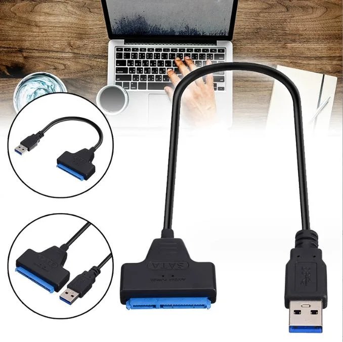 USB 3.0 to SATA Cable Adapter Support 2.5 SSD Hddhard Drive