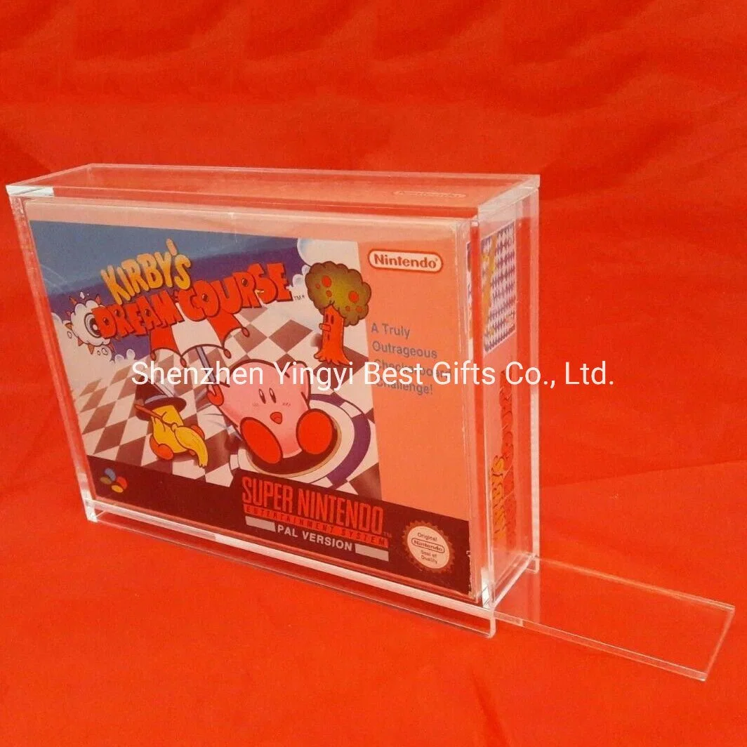 Yyb Custom Clear Transparent Nintendo Cartridge Display Case Acrylic Gameboy Cartridge Protector