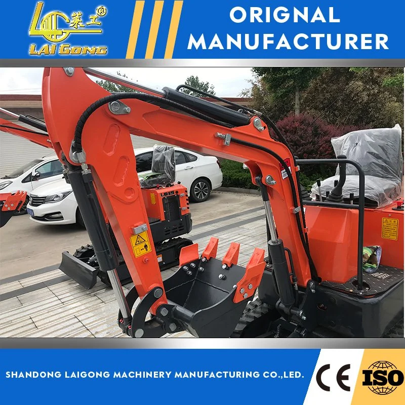 Lgcm 1ton Small Hydraulic Crawler Excavator LG10 with Breaker Hammer