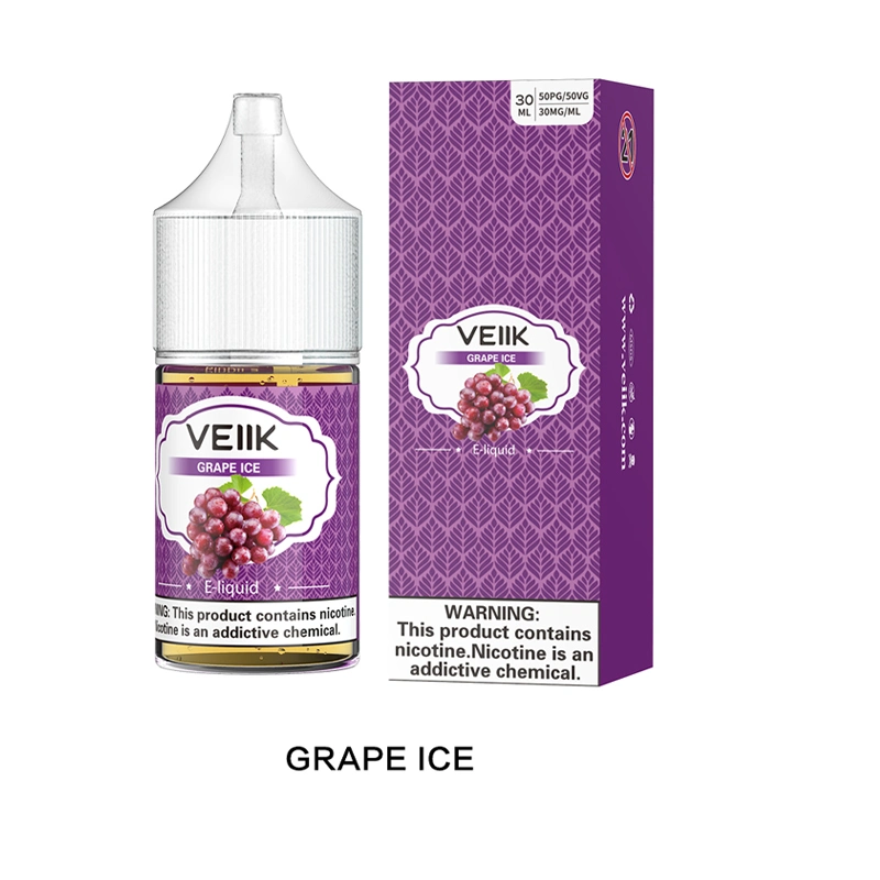 Comercio al por mayor Veiik 30 ml de E-Liquid 12 sabores con 30mg de sal de NIC