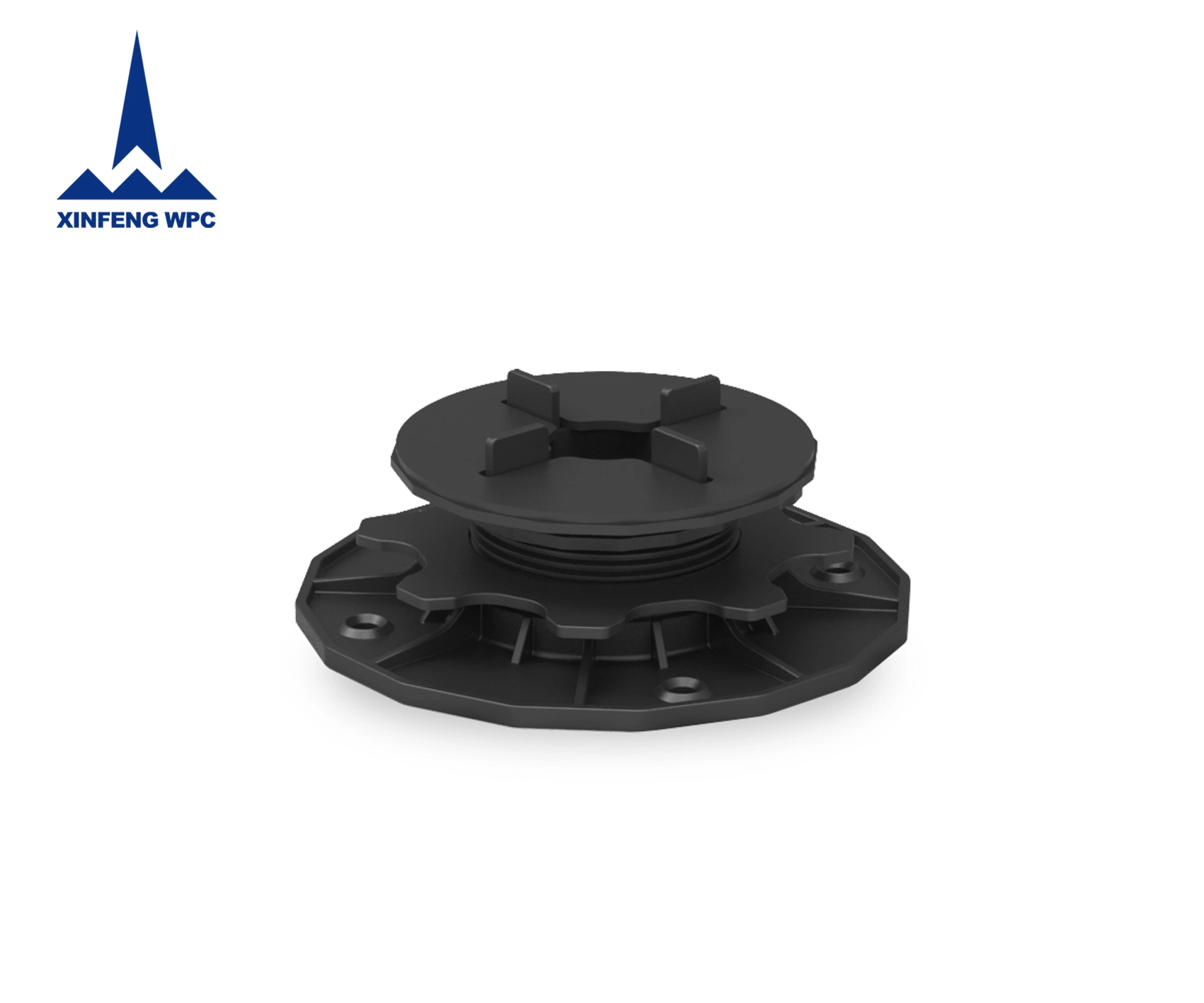 Custom-Made Adjustable Plastic Pedestals with Range 45-80mm for Slops