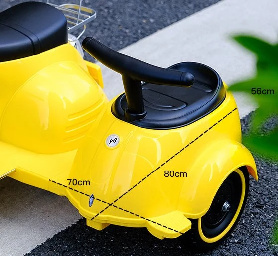 Original Factory High quality/High cost performance Children's Electric Motorcycle Male and Female Children Baby Tricycle Rechargeable Remote Control Toy Sidecar Car Can Sit Two People
