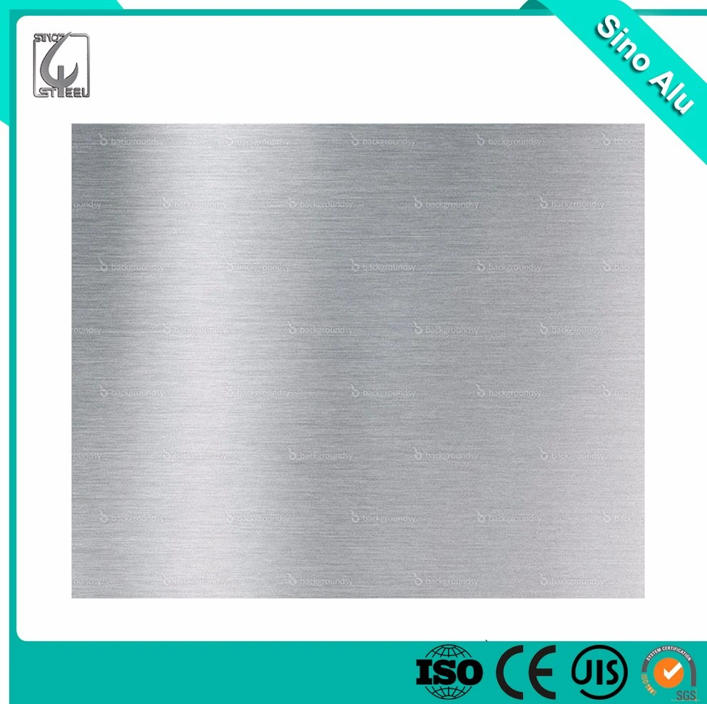 Personalizado de la fábrica de aluminio/Plain/Flat/ placa con la película PE un lado 1050/1060/1100/1235/3003/3102/8011