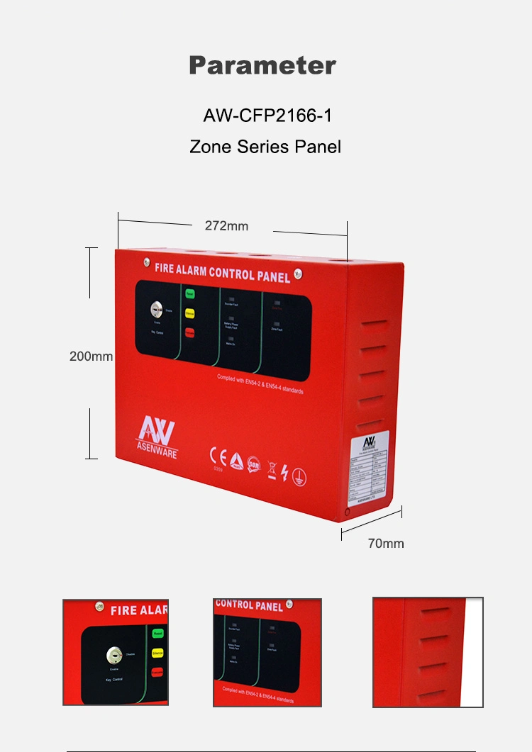 Lpcbce Approved Factory Price Conventional Fire Alarm system Fire Panel