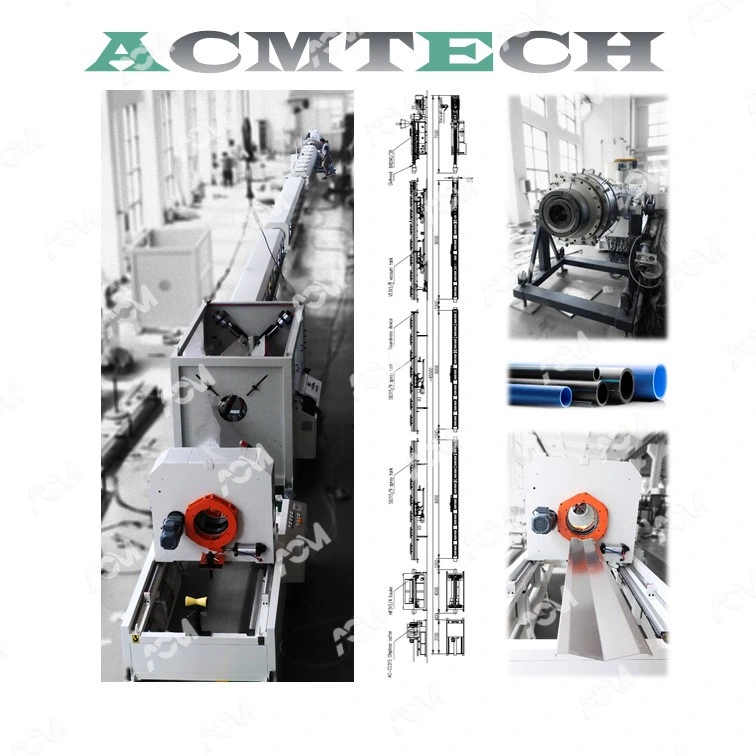 2021 Acm HDPE PP PPR Pipe Extrusion Machine 20-2000mm High Output Drain Pipes