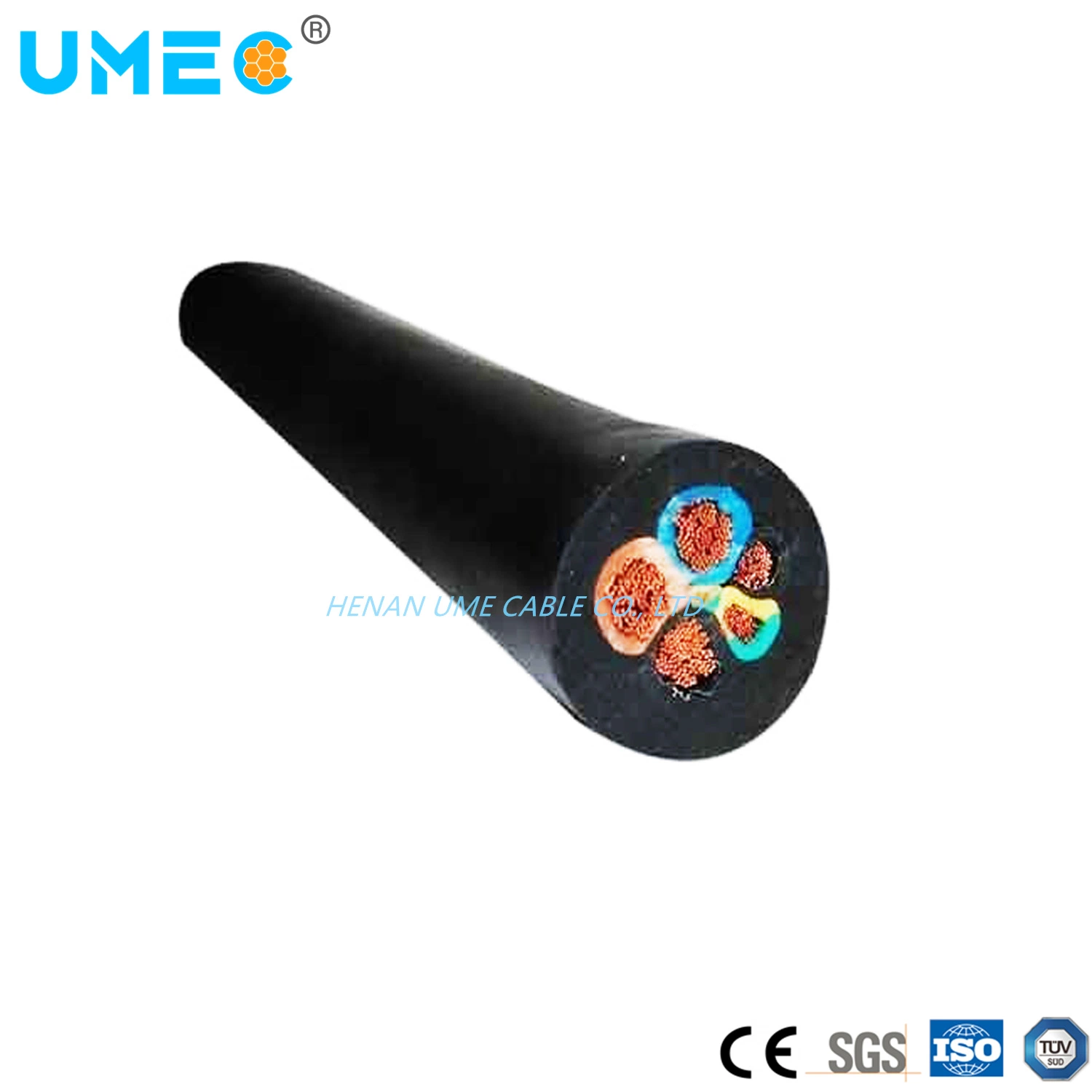 Electrical Cable Wire China Manufacturer Factory Price Ume Brand General Rubber Sheathed Flexible Cable Rubber Cable Electric Cable