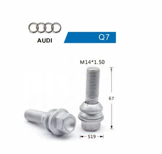 Wholesale/Supplier Custom M14*1.5 High quality/High cost performance  Wheel Bolts for Audi Car Q7 Wheel Bolts Fasteners Bolts Nuts