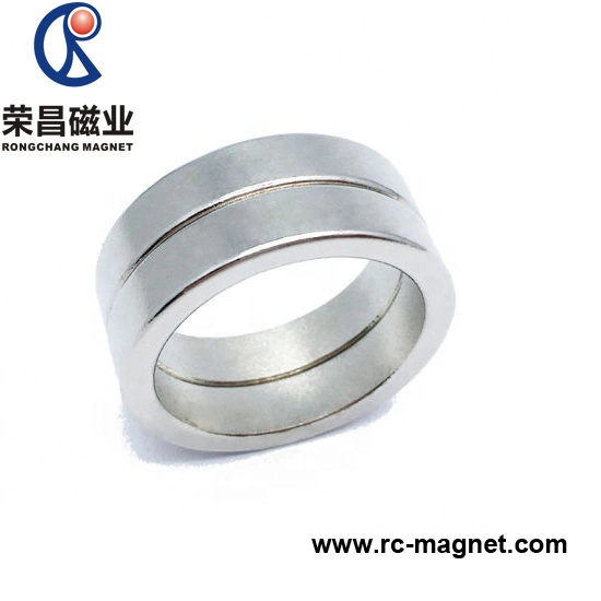 Customied Coating Strong Big Thin Ring Neodymium/NdFeB Magnet