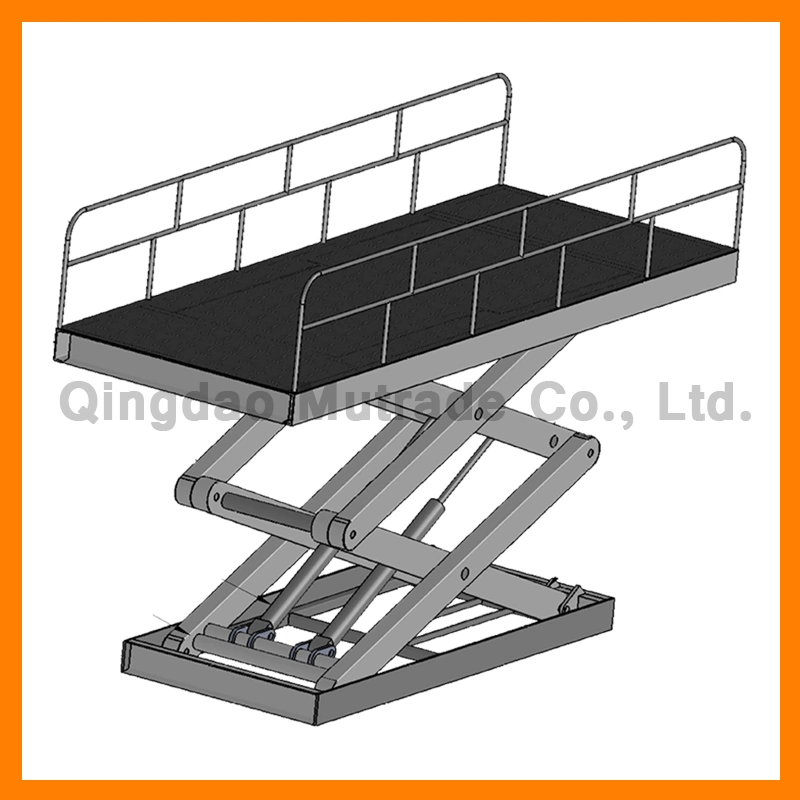 Car Electric Vertical Scissor Lift Platform Lowest Price for Sale