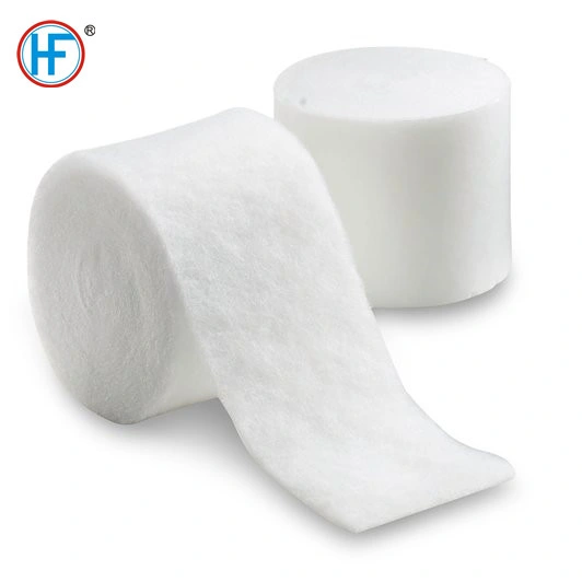 Medical Synthetic Gypsum Liner rollos suaves algodón Pop relleno de subfundición Ortopédico suave rápidamente seco relleno fundido para vendaje de yeso