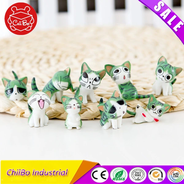 Cartoon Cheese Cat Series Plastic Figure Toys