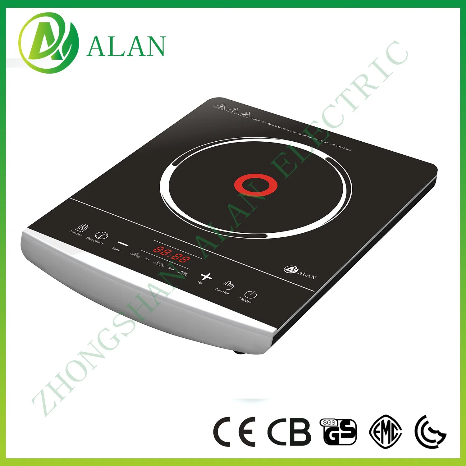 Ultra Slim Body Full Touch Screen Electric Stove for Hotpot Induction Cooker 2200watts