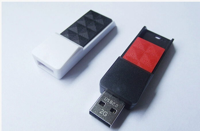 Plastic Push-Pull USB Flash Drive, USB Flash Disk