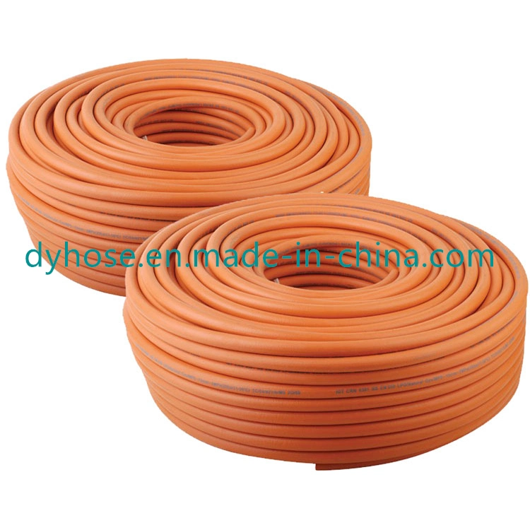 Family Gas Cooker Pipe Flexible Natural LPG Rubber Hose Gas Hose / LPG