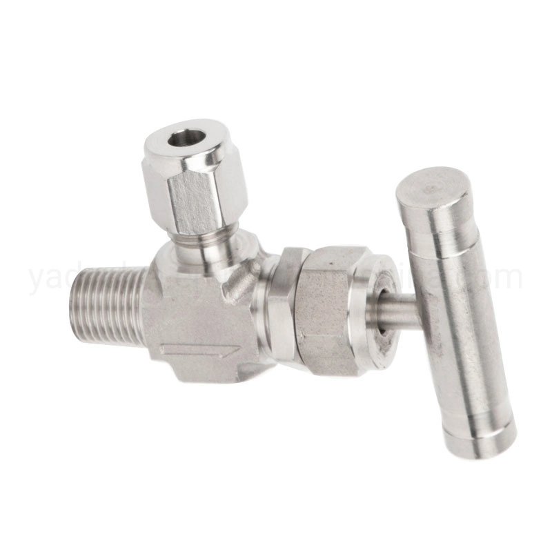 New Type Instrument Male Manual Hydraulic Needle Flow Control Angle-Type Needle Valve