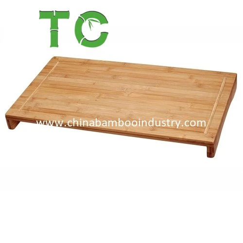 Precios baratos de madera de bambú grande Over-The-lavabo/cocina Estufa de corte y sirviendo a bordo