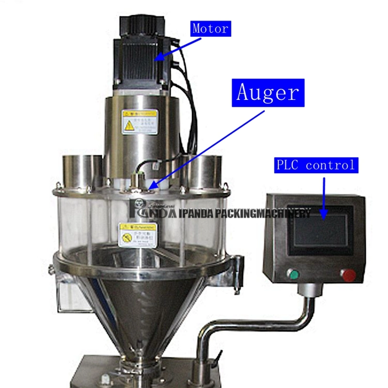 Semi-Automatic Auger Milk Medicine Powder Filling Machine with Weigher