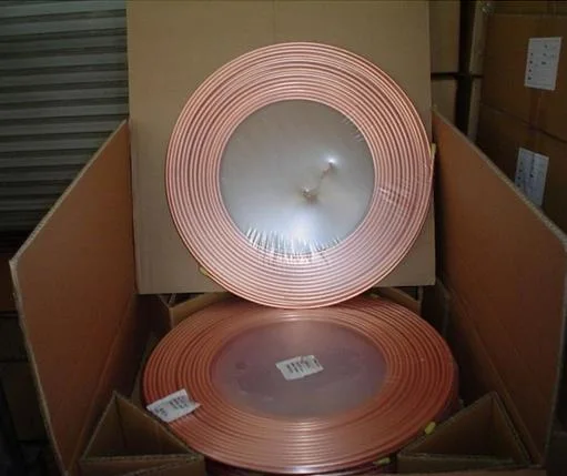 Parte de la refrigeración de aire acondicionado split de la bobina de panqueques, Tubo de cobre