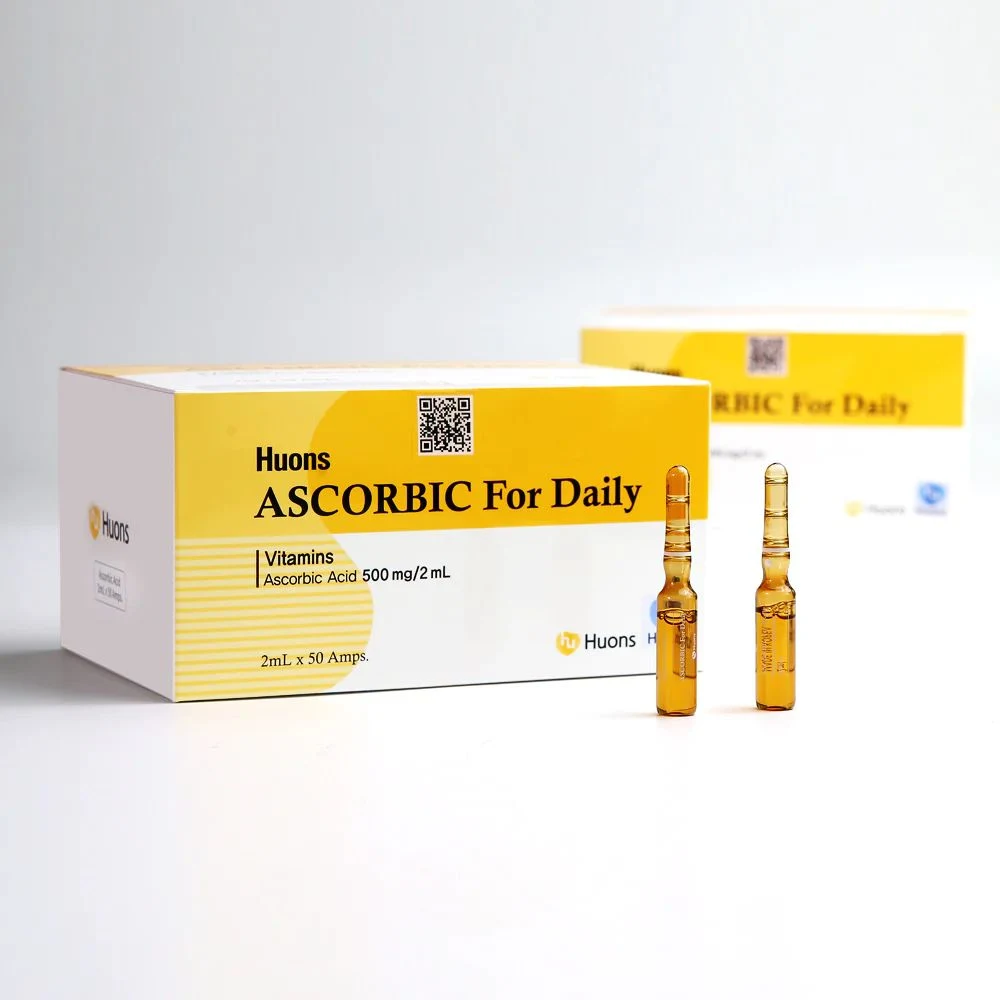 Ascorbic Acid Vitamin C Injection Huons Reduce The appearance of Pimples Acne Blemishes