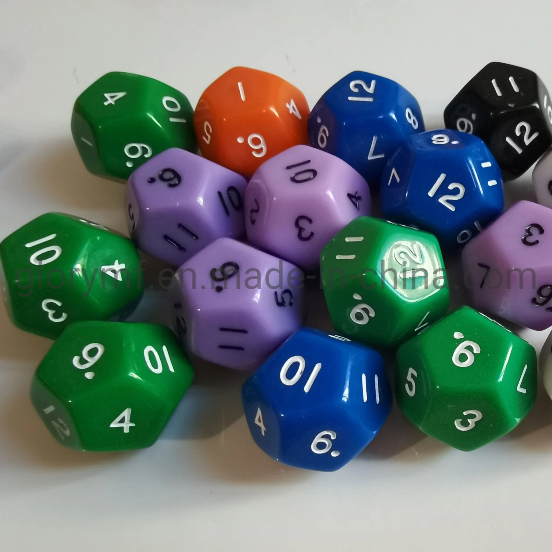 D12 Multi-Face Custom Mini Dice Sets Blank D12 Dice Dnd Dice Set