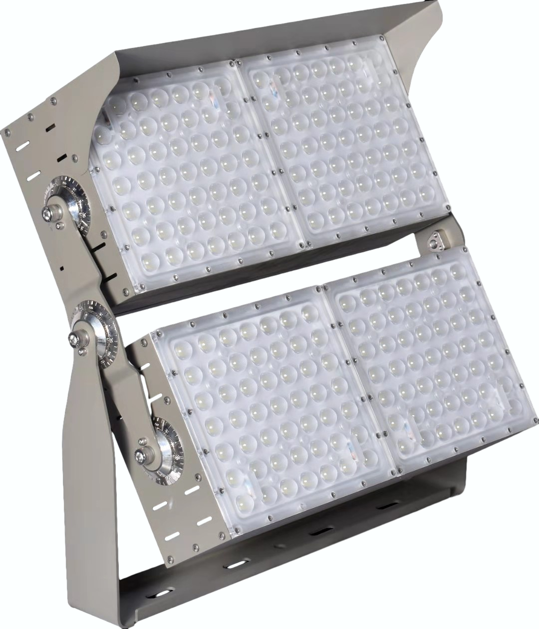 180lm/W Projecteur de stade LED haute puissance à réglage multi-angle de haute précision