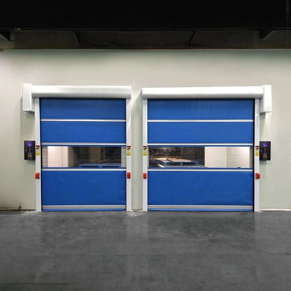 PVC Fabric High Performance High Speed Rolling Door (HF-1073)