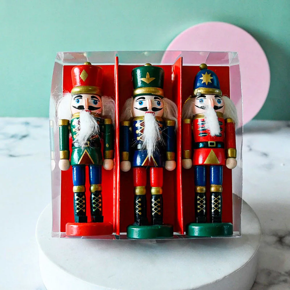 2023 New Design Gift Pack Nutcracker Table Ornaments Home Decoration