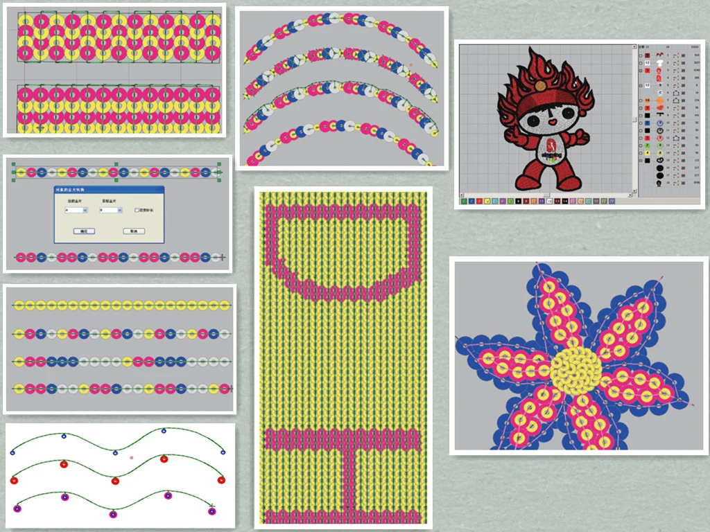 Isew Emcad Embroidery Pattern Design System