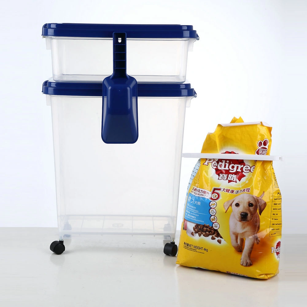 Best Sell Plastic Dry Food Storage Barrel for Dog and Cat