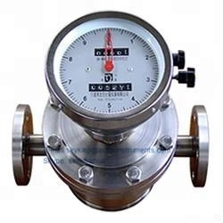 Engranaje Oval mecánica medidor de flujo de aceite combustible Diesel Hfo medidor de flujo de aceite pesado el caudalímetro
