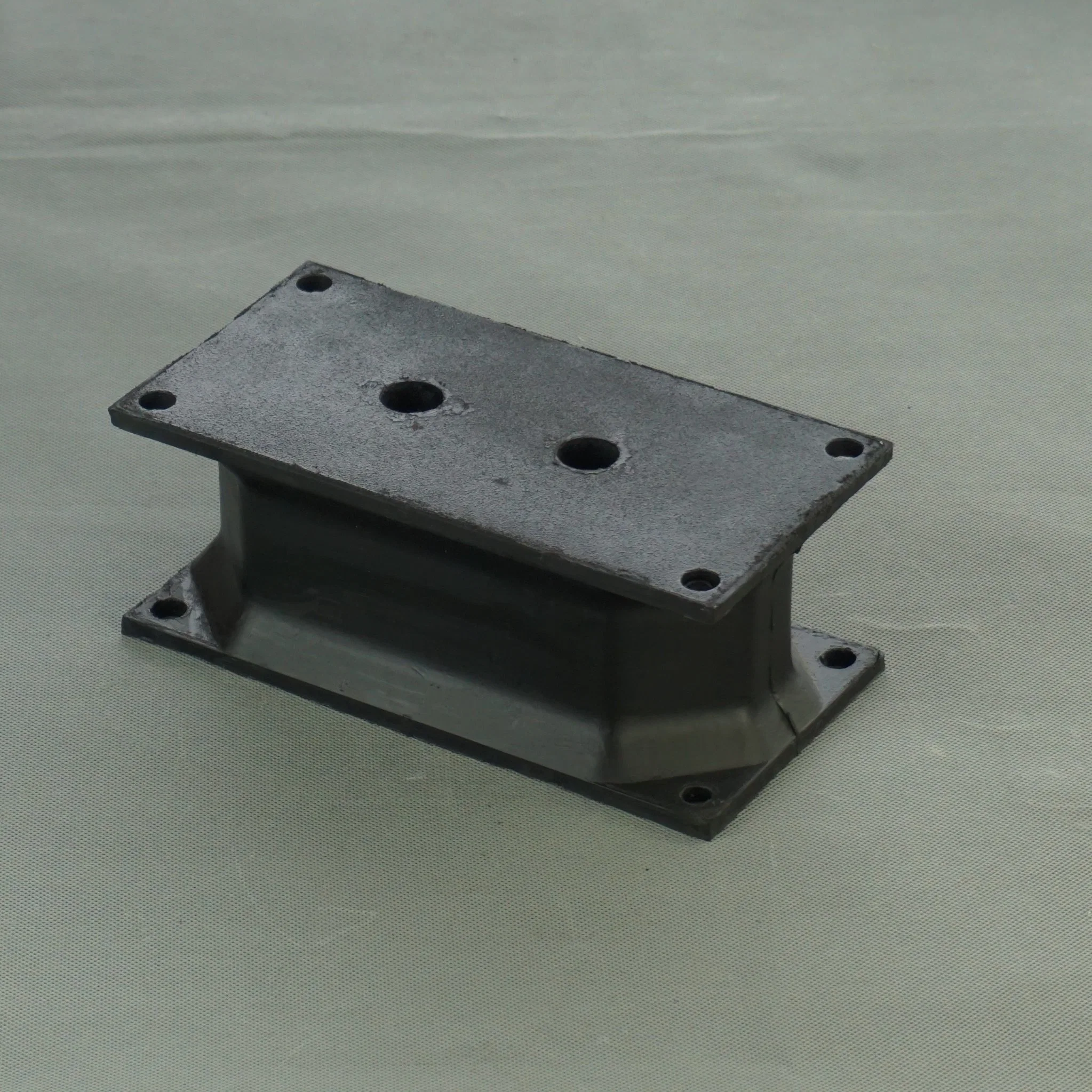 Steel Plate Sandwich Rubber Shock Absorber Leaf Spring Rubber Shock Absorber Piling Machine Rubber Shock-Absorbing Block