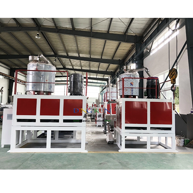 PVC High Speed Mixer Machine Unit / Plastic PVC Powder Mixer Machine