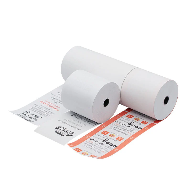 Vente à chaud 55g 80mm*80mm ATM Fax Printing papier thermique PDQ Roulis