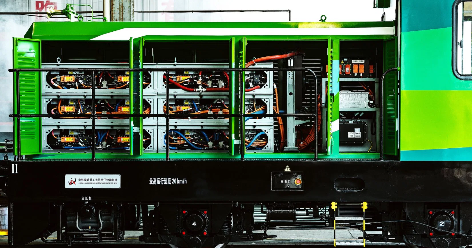 Rango de resistencia de 100km de la locomotora eléctrica para 6000 Toneladas Max. La carga de tracción