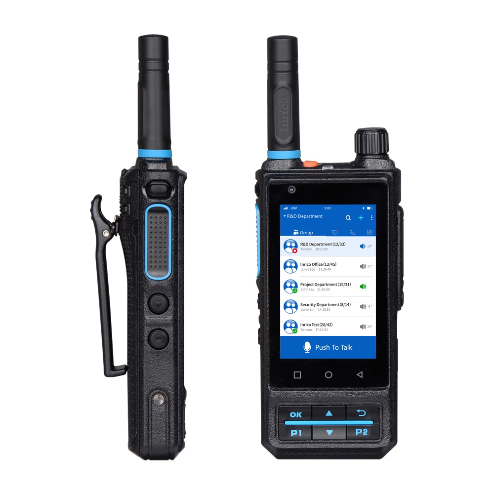 Android 4G Poc Two Way Radio Waterproof GPS GSM Portable Walkie Talkies Inrico S200