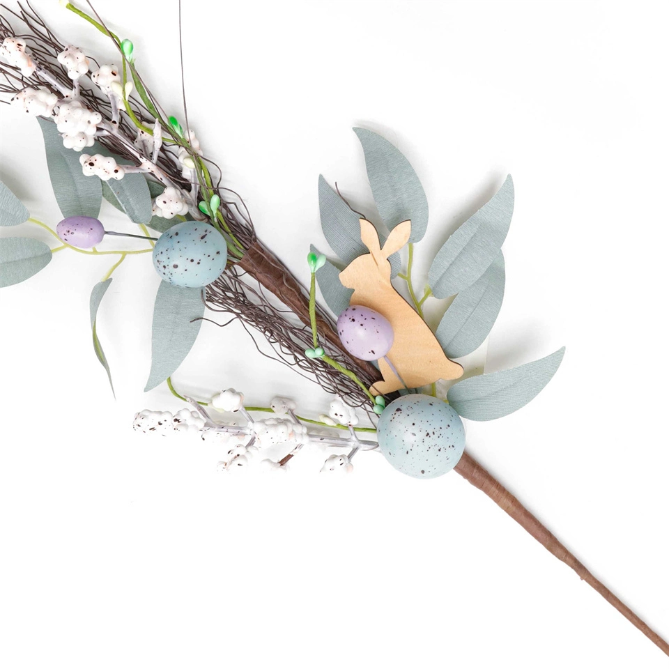 Medium Easter Decorative Flower Branch Artificial Egg Decorative Branch Hot Selling New Product Branch