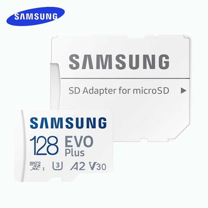 بطاقة ذاكرة أصلية من Samsung Evo Plus U3 سعة 128 جيجابايت وسعة 512 جيجابايت بطاقة Micro TF Flash SD سعة 32 جيجابايت بطاقة SD سعة 64 جيجابايت U1 C10 لكمبيوتر الهاتف