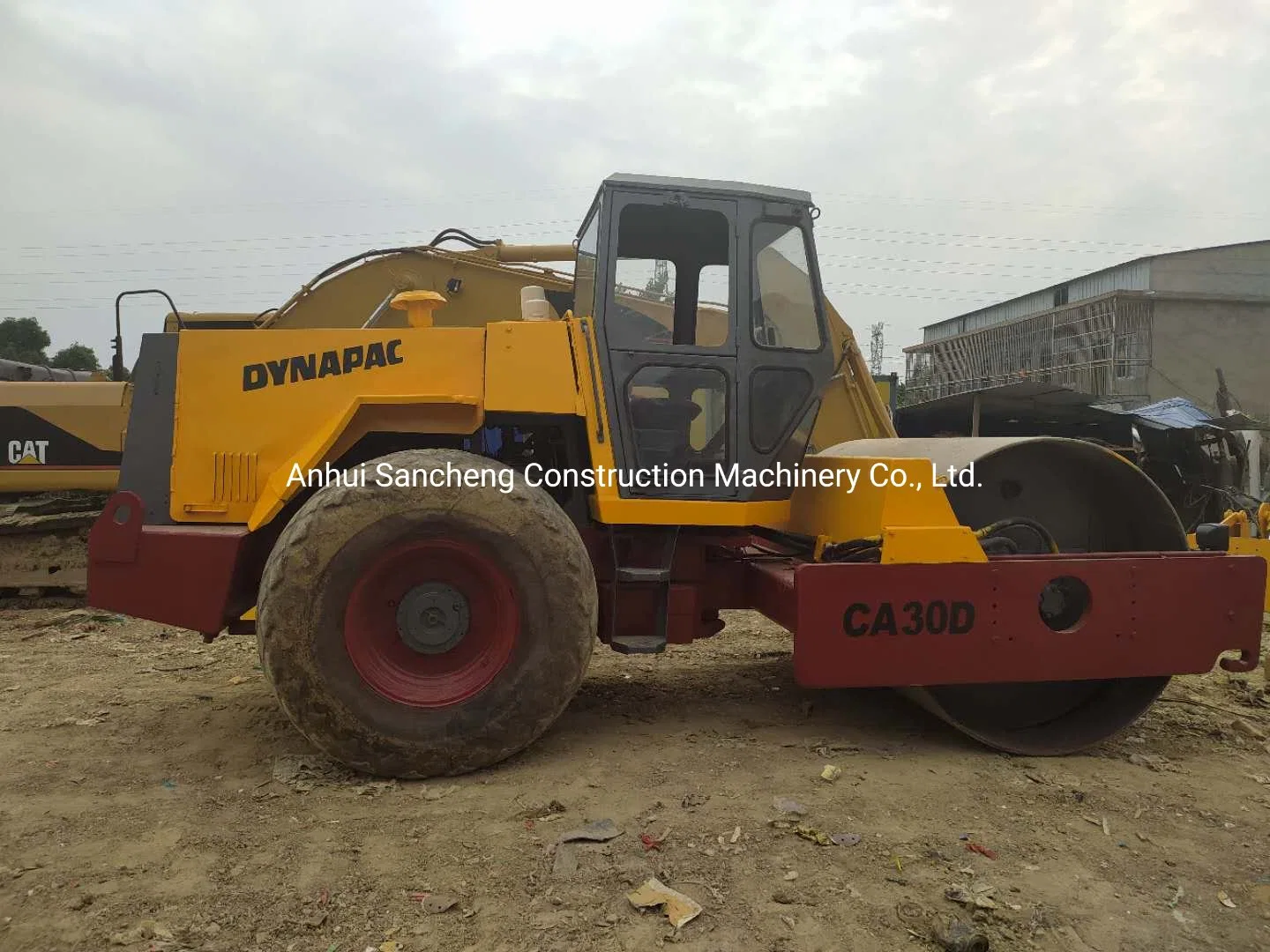 Original Sweden Used Single Drum Compactor Ca30d Road Roller for Sale