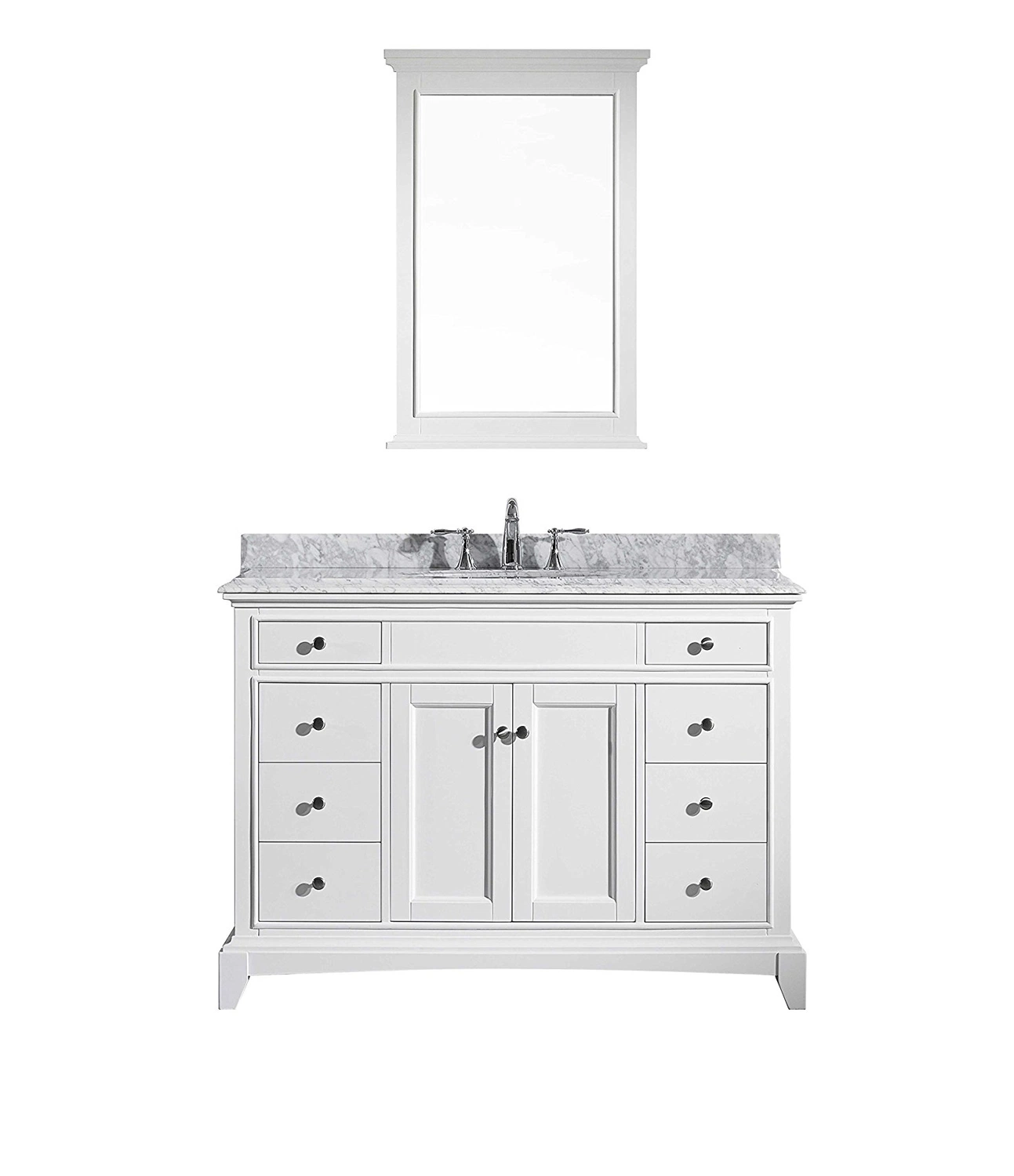 42" Single Sink Solid Wood Bathroom Vanity Set