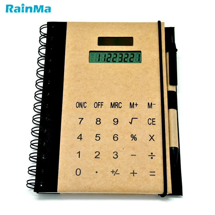 Calculadora portátil com agenda e 8 dígitos a energia solar Calculadora Alunos
