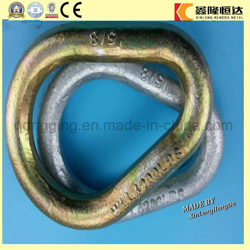 Hardware Rigging Forged Carbon Painted Red Weldless Pear Shaped Link