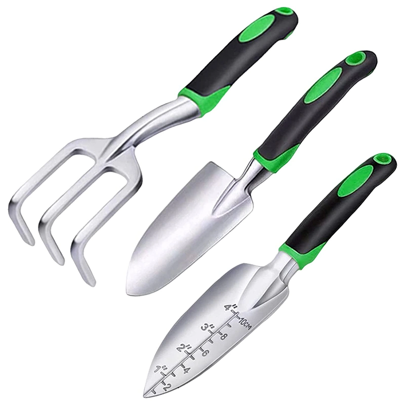Hot Selling Gardening Tools 3 PCS Home Mini Gift Kids Gift Pruning Aluminum Soft Rubber Non-Slip Handle Garden Tool Set 3 Piece