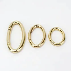 Alloy Oval Spring Ring Hardware Accessory for Luggage