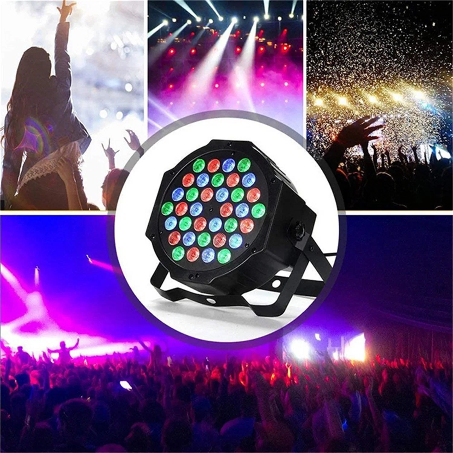 LED Stage Light Ultraviolet Black Light PAR Light Spotlight Lamp for Disco DJ Club