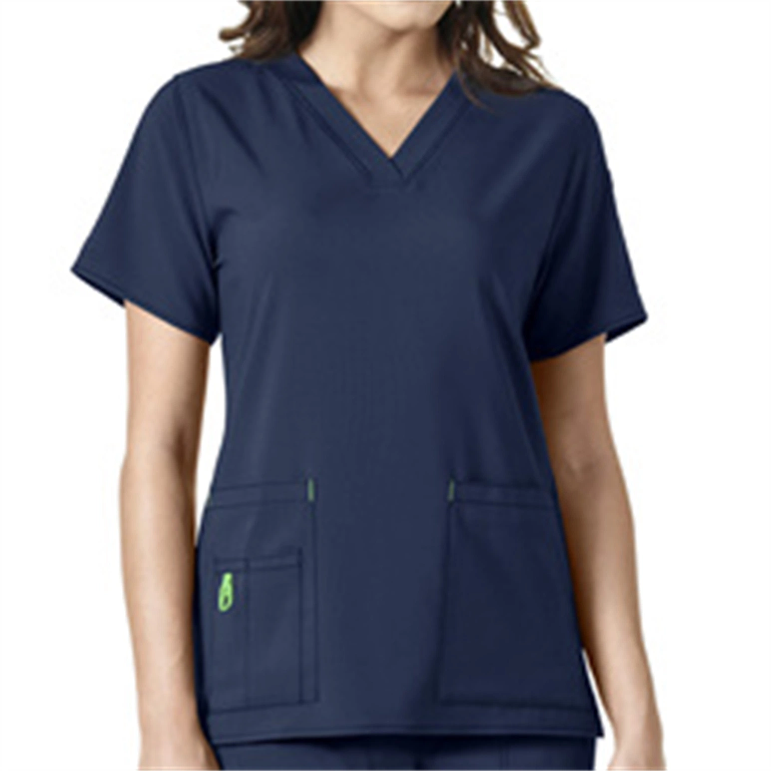 Logotipo personalizado Mayorista/Proveedor Cuidado de la piel transpirable Spandex Hospital uniforme mujeres Top Pant Medical Scrubs Set