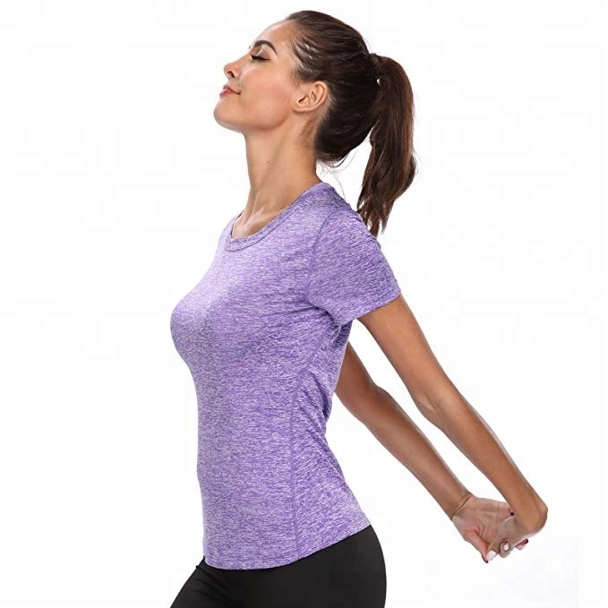 Wholesale/Supplier Short Sleeves Sport Sportswear in Gym for Ladies Factory Manufactured