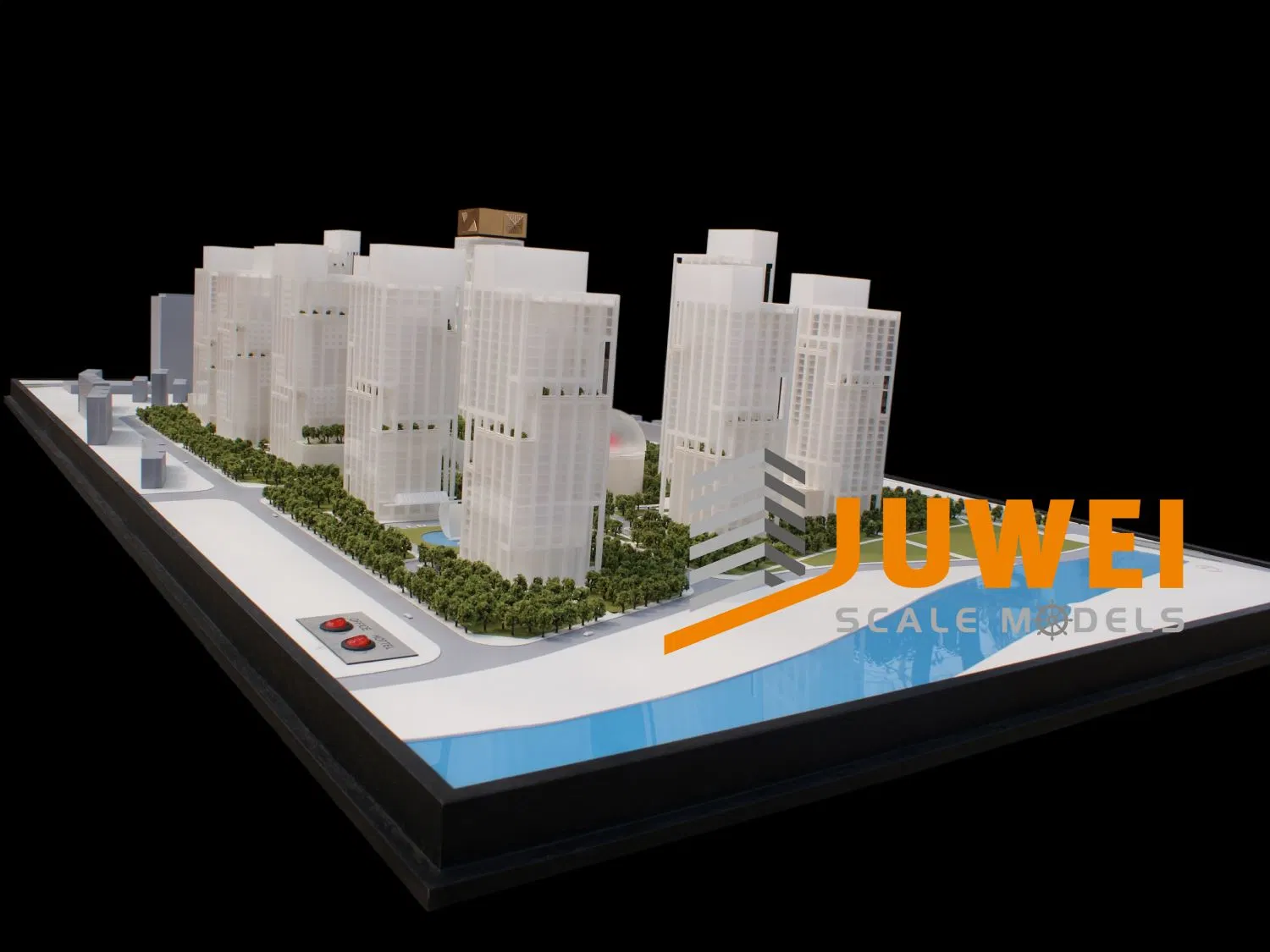 3D Plastic Scale Building Model for Design (JW-79)