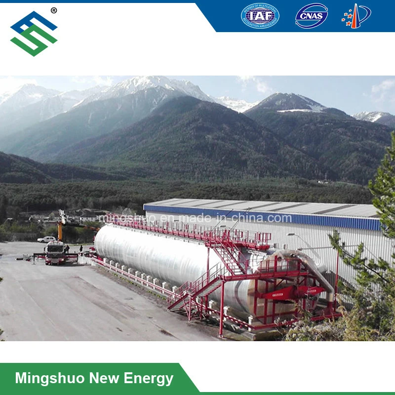 Dry Fermentation Biogas Plant for High Ts% Organic Waste Cow Dung